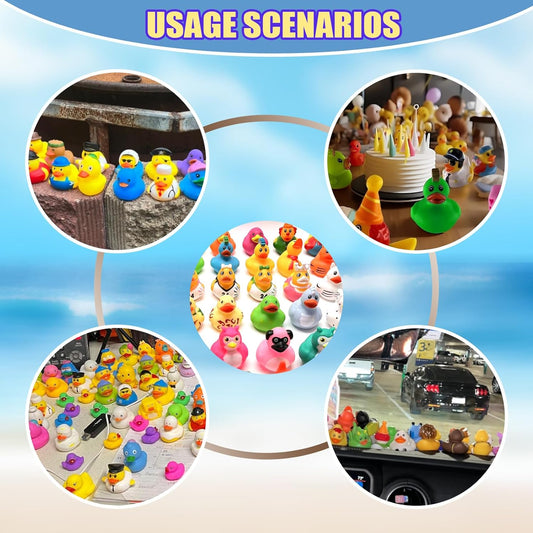 30-Piece Assorted Mini Rubber Duck Set